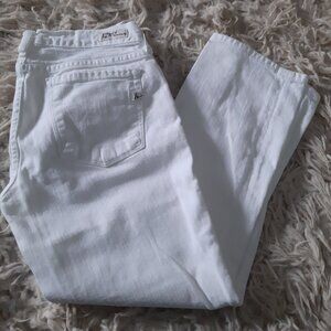White cropped jeans straight leg Citizens of Humanity